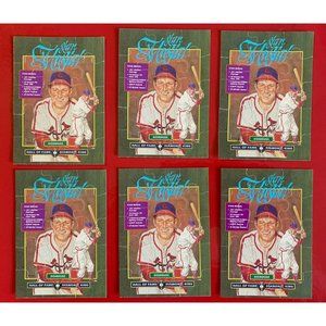 Lot Of 6 Stan Musial 1988 Donruss Diamond Kings Puzzle baseball cards